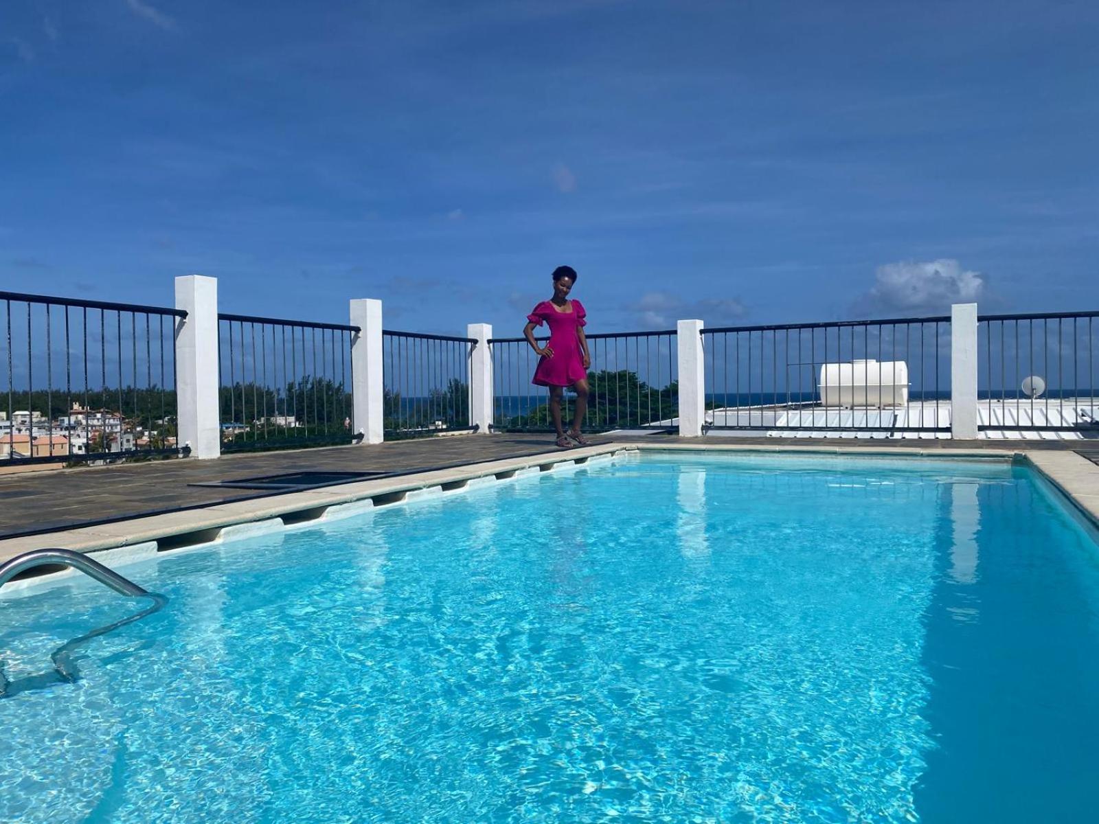 Modernes Apartment & Pool Mit Mega Aussicht Flic en Flac Экстерьер фото